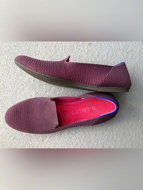 Rothy’s The Loafer in Berry Lattice •size 9